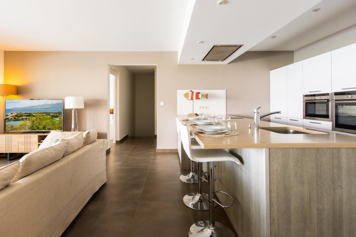 Location villa 4 chambres 8 personnes  -salon cuisine